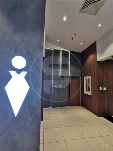 Sutera Mall Toilet Entrance - Partition Feature Wall 